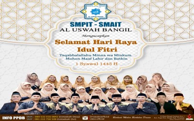 Selamat merayakan Idul Fitri 1443 H